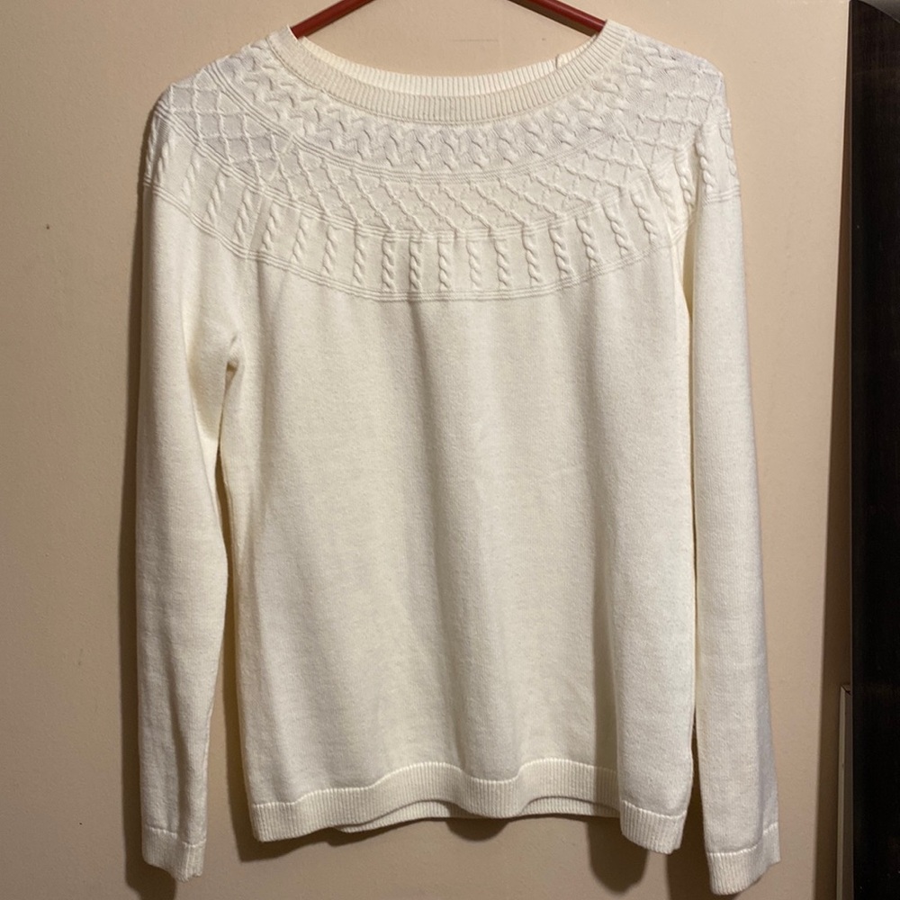 Talbots Cable Sweater Small